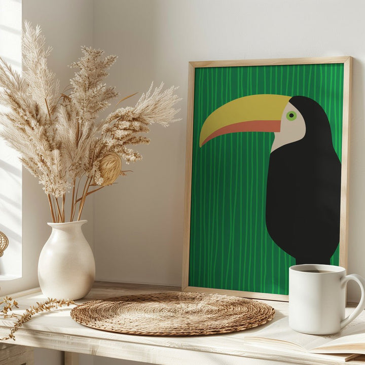 Tucan - Stretched Canvas, Poster or Fine Art Print - I Heart Wall Art - Poster Print, Canvas Print or Framed Art Print