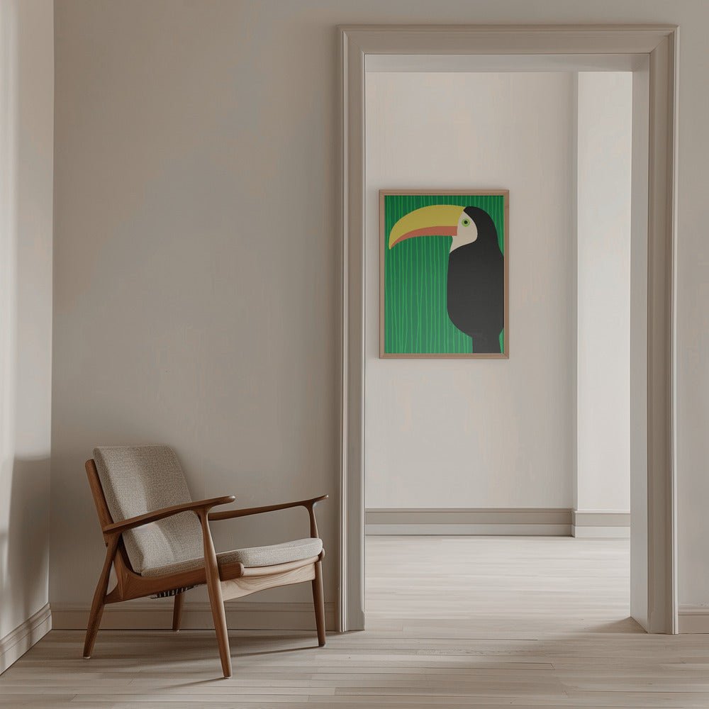 Tucan - Stretched Canvas, Poster or Fine Art Print - I Heart Wall Art - Poster Print, Canvas Print or Framed Art Print