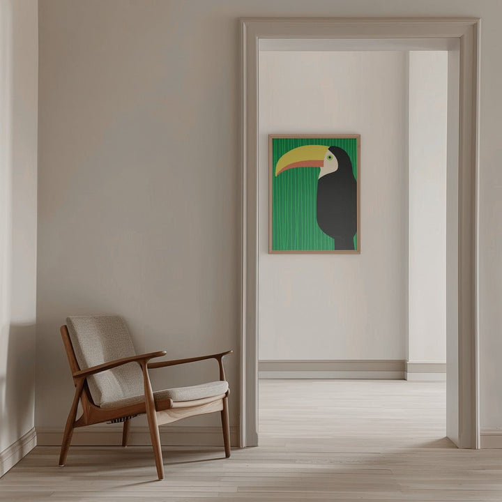 Tucan - Stretched Canvas, Poster or Fine Art Print - I Heart Wall Art - Poster Print, Canvas Print or Framed Art Print