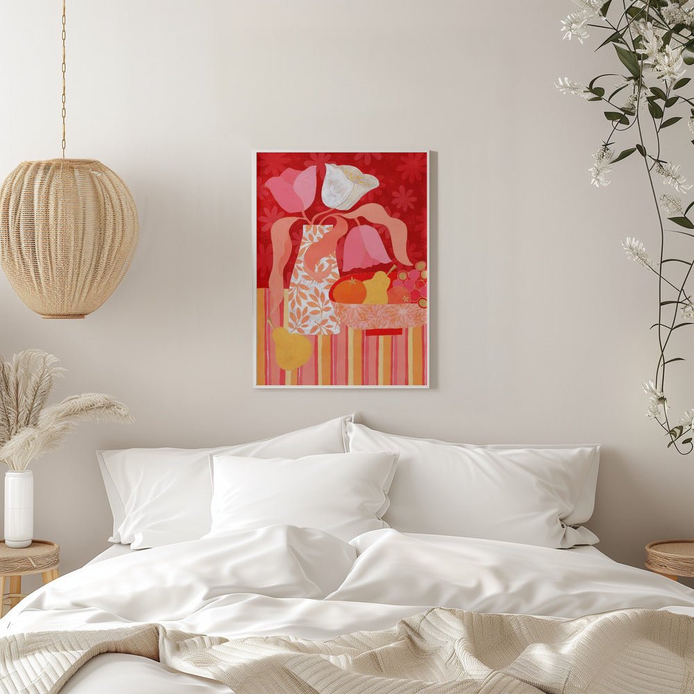 Tulip Still Life - Stretched Canvas, Poster or Fine Art Print - I Heart Wall Art - Poster Print, Canvas Print or Framed Art Print