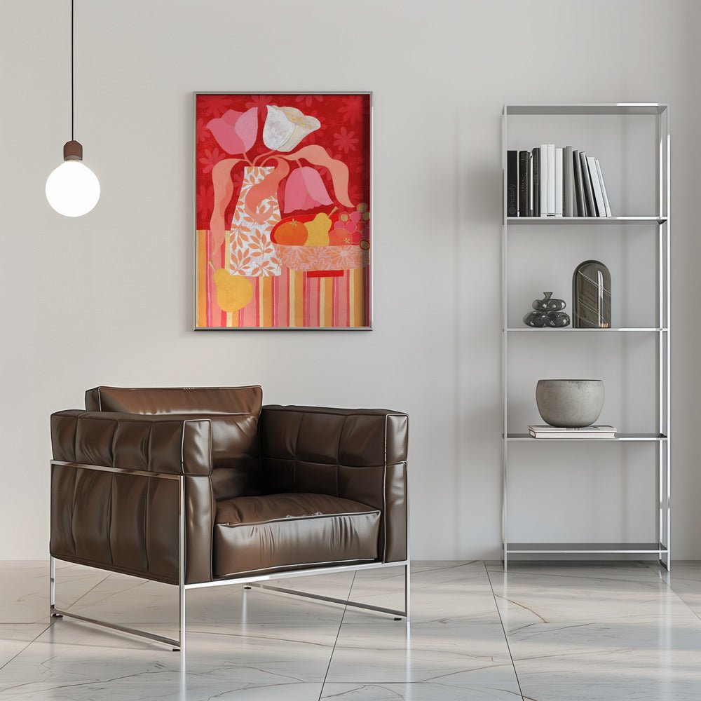 Tulip Still Life - Stretched Canvas, Poster or Fine Art Print - I Heart Wall Art - Poster Print, Canvas Print or Framed Art Print