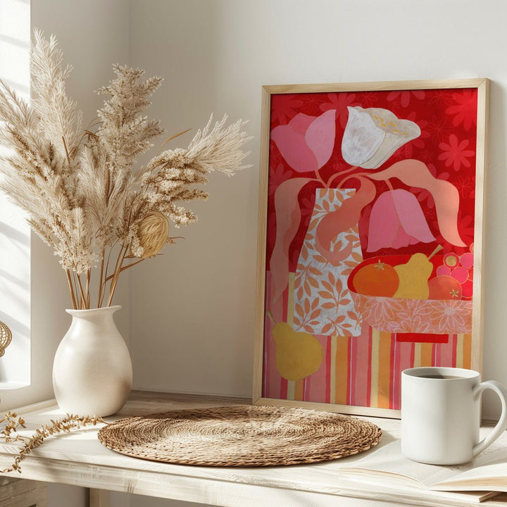 Tulip Still Life - Stretched Canvas, Poster or Fine Art Print - I Heart Wall Art - Poster Print, Canvas Print or Framed Art Print