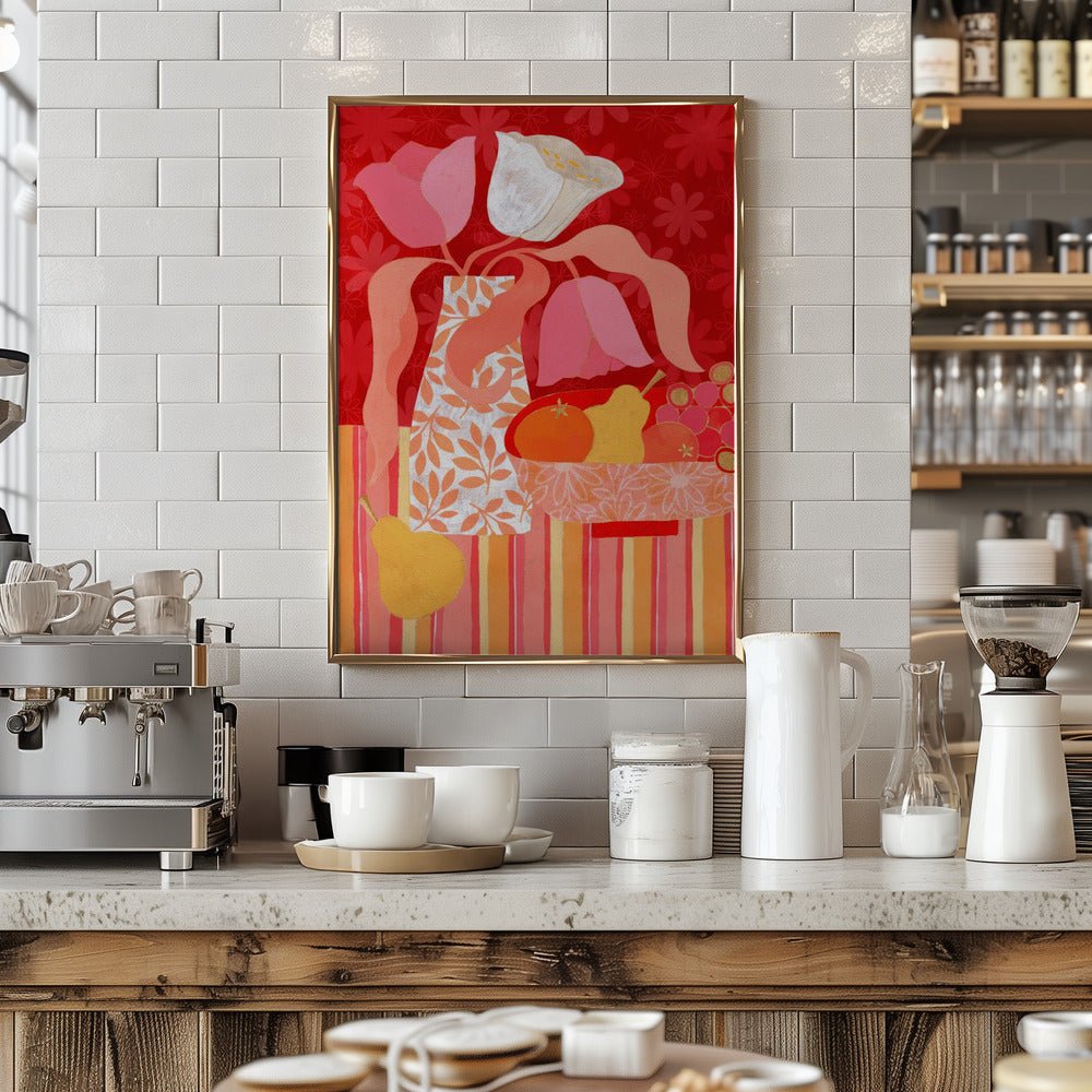 Tulip Still Life - Stretched Canvas, Poster or Fine Art Print - I Heart Wall Art - Poster Print, Canvas Print or Framed Art Print