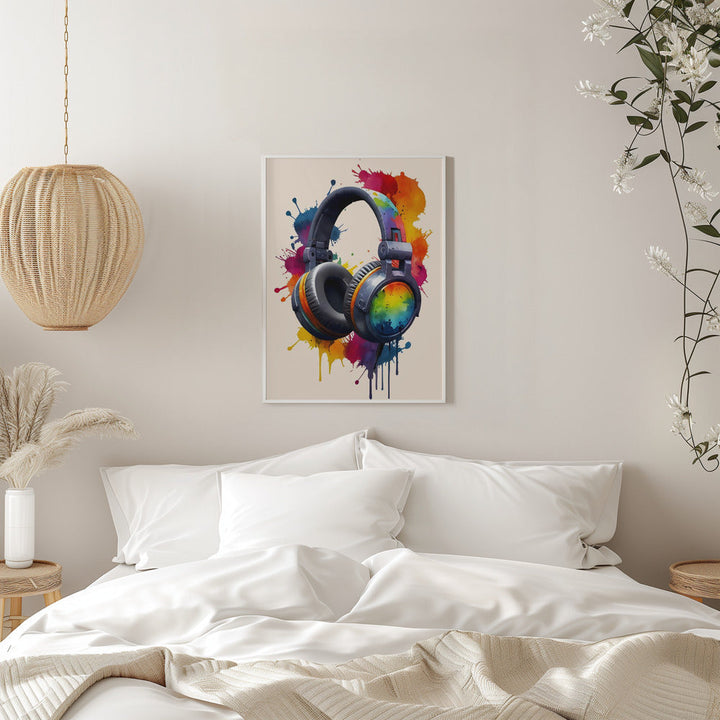 Tune In To Art - Stretched Canvas, Poster or Fine Art Print I Heart Wall Art