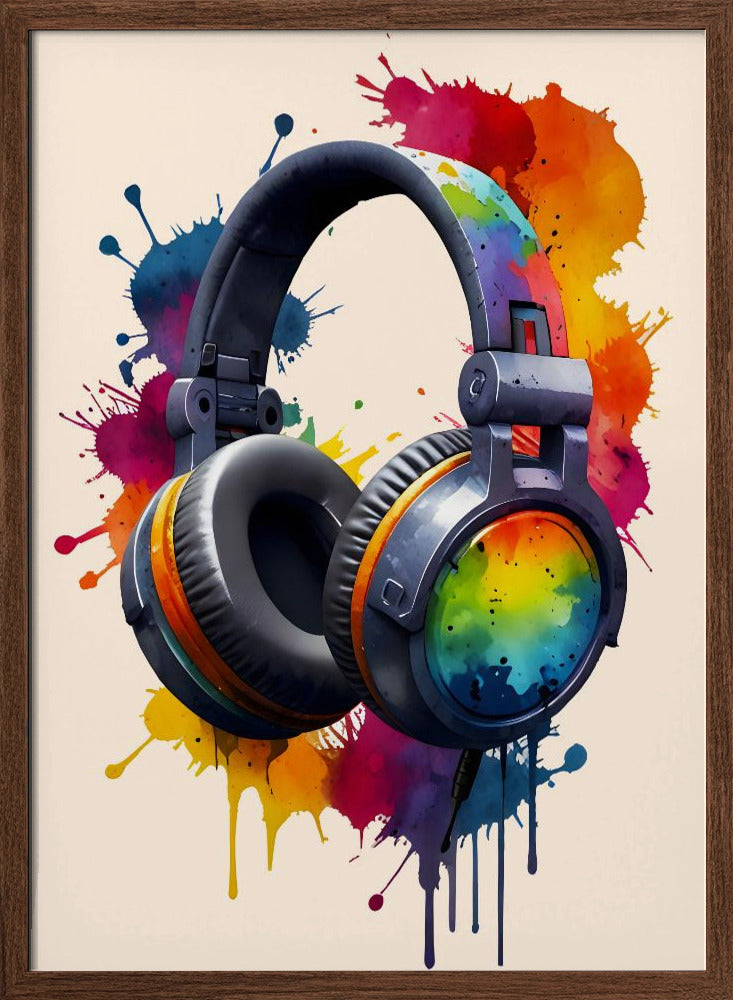 Tune In To Art - Stretched Canvas, Poster or Fine Art Print I Heart Wall Art