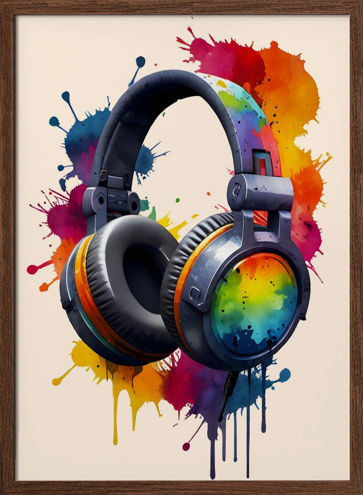 Tune In To Art - Stretched Canvas, Poster or Fine Art Print I Heart Wall Art