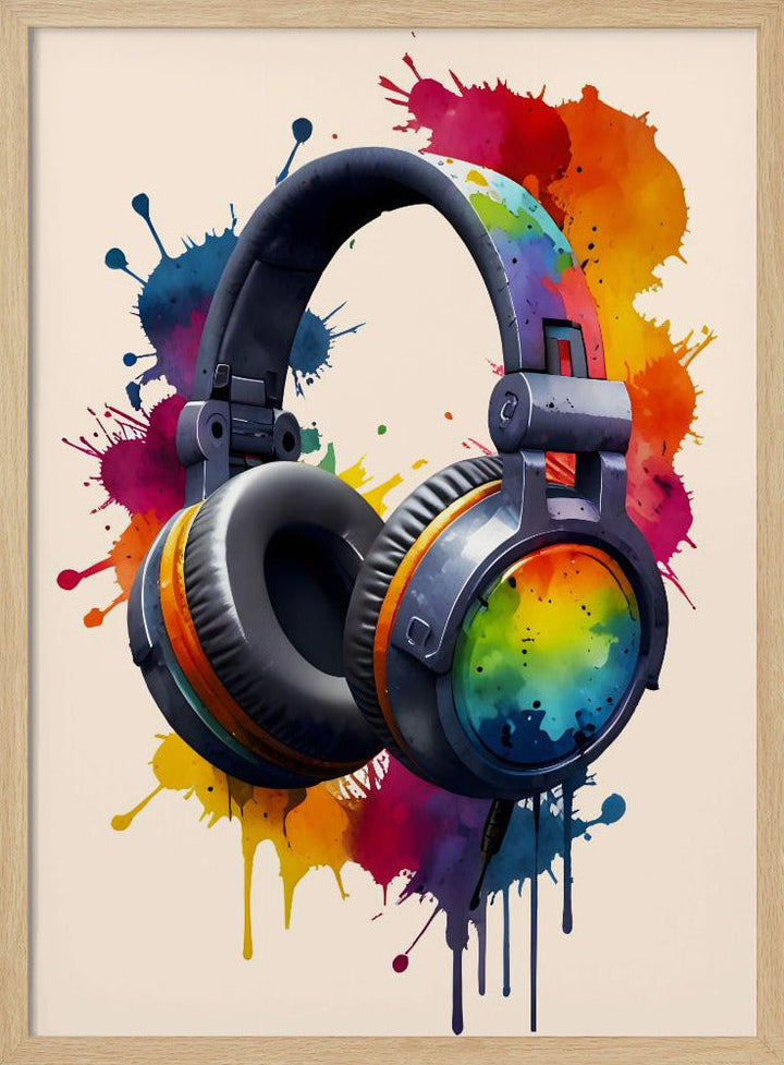 Tune In To Art - Stretched Canvas, Poster or Fine Art Print I Heart Wall Art