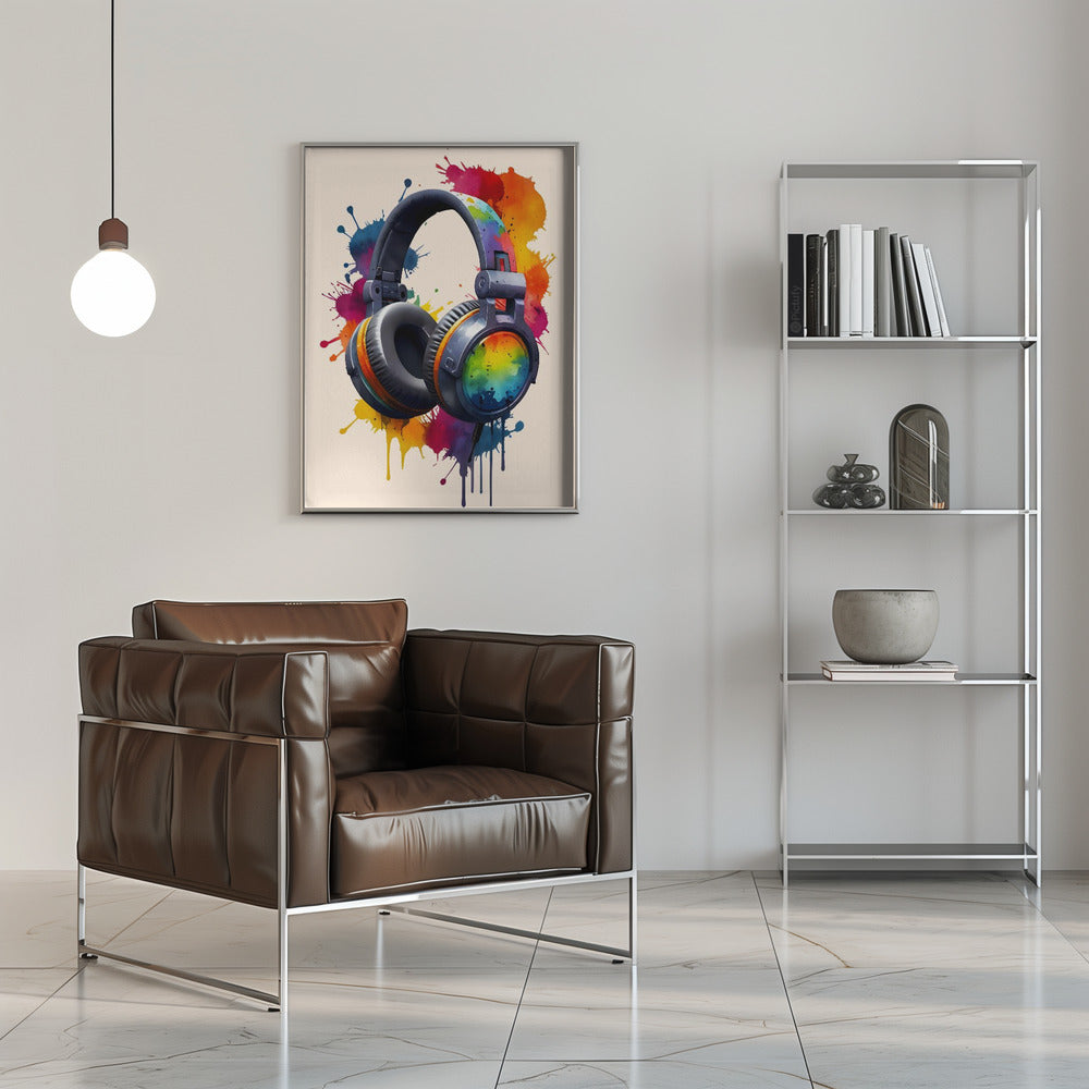 Tune In To Art - Stretched Canvas, Poster or Fine Art Print I Heart Wall Art