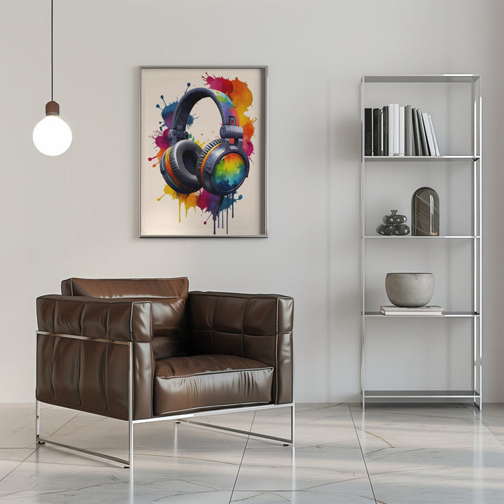 Tune In To Art - Stretched Canvas, Poster or Fine Art Print I Heart Wall Art