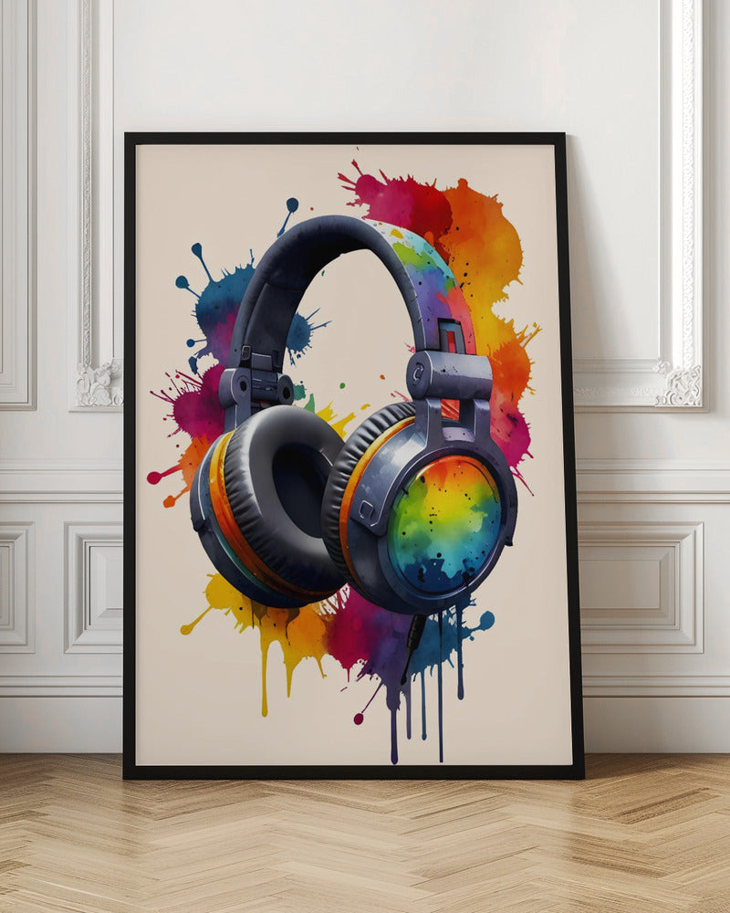 Tune In To Art - Stretched Canvas, Poster or Fine Art Print I Heart Wall Art