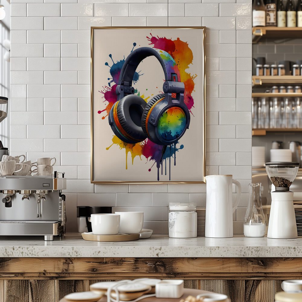 Tune In To Art - Stretched Canvas, Poster or Fine Art Print I Heart Wall Art
