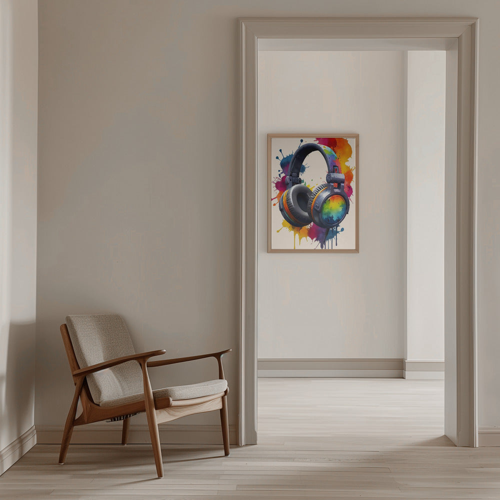 Tune In To Art - Stretched Canvas, Poster or Fine Art Print I Heart Wall Art