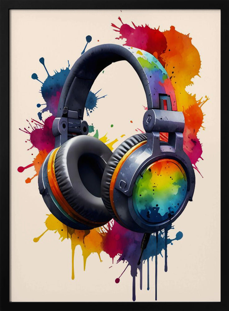 Tune In To Art - Stretched Canvas, Poster or Fine Art Print I Heart Wall Art