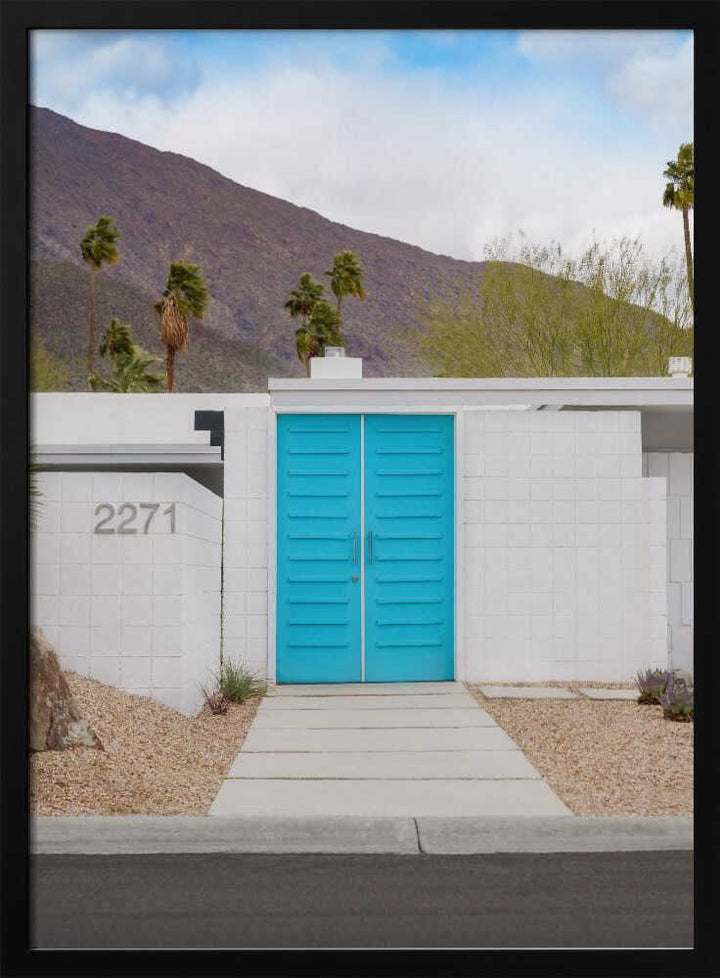Turquoise Doors - Stretched Canvas, Poster or Fine Art Print - I Heart Wall Art - Poster Print, Canvas Print or Framed Art Print