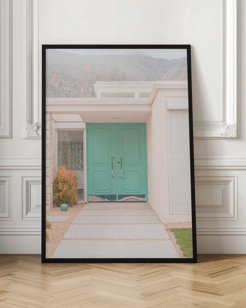 Turquoise Entryway - Stretched Canvas, Poster or Fine Art Print - I Heart Wall Art - Poster Print, Canvas Print or Framed Art Print
