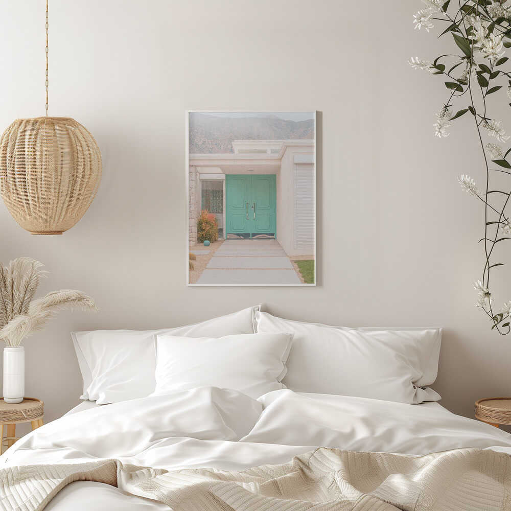 Turquoise Entryway - Stretched Canvas, Poster or Fine Art Print - I Heart Wall Art - Poster Print, Canvas Print or Framed Art Print