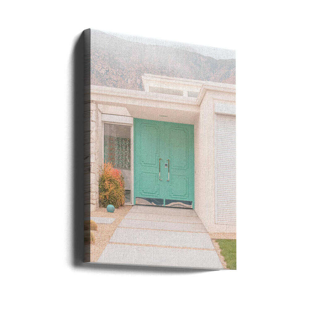 Turquoise Entryway - Stretched Canvas, Poster or Fine Art Print - I Heart Wall Art - Poster Print, Canvas Print or Framed Art Print