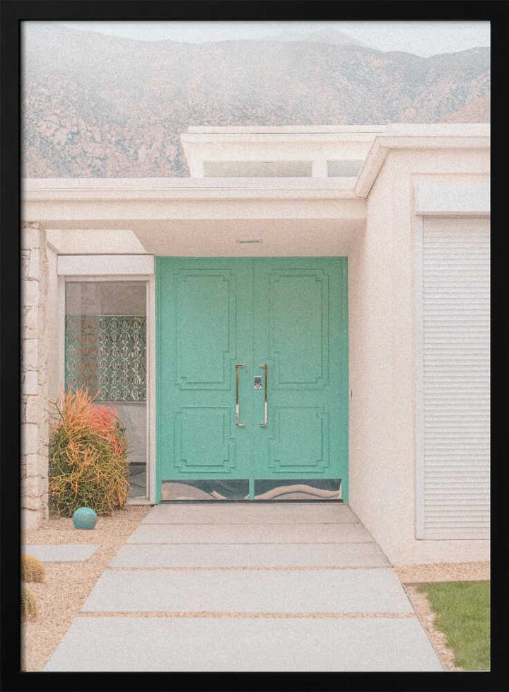 Turquoise Entryway - Stretched Canvas, Poster or Fine Art Print - I Heart Wall Art - Poster Print, Canvas Print or Framed Art Print
