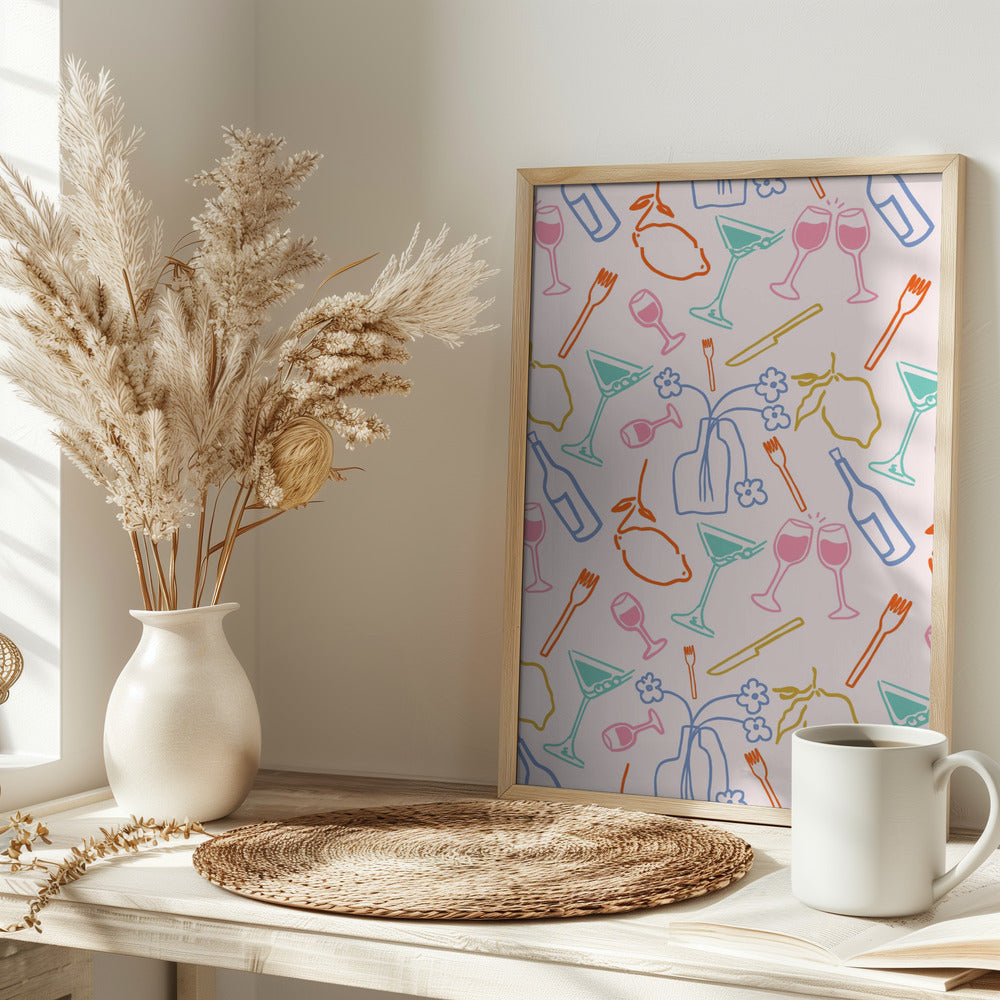Tuscan Evening - Stretched Canvas, Poster or Fine Art Print I Heart Wall Art