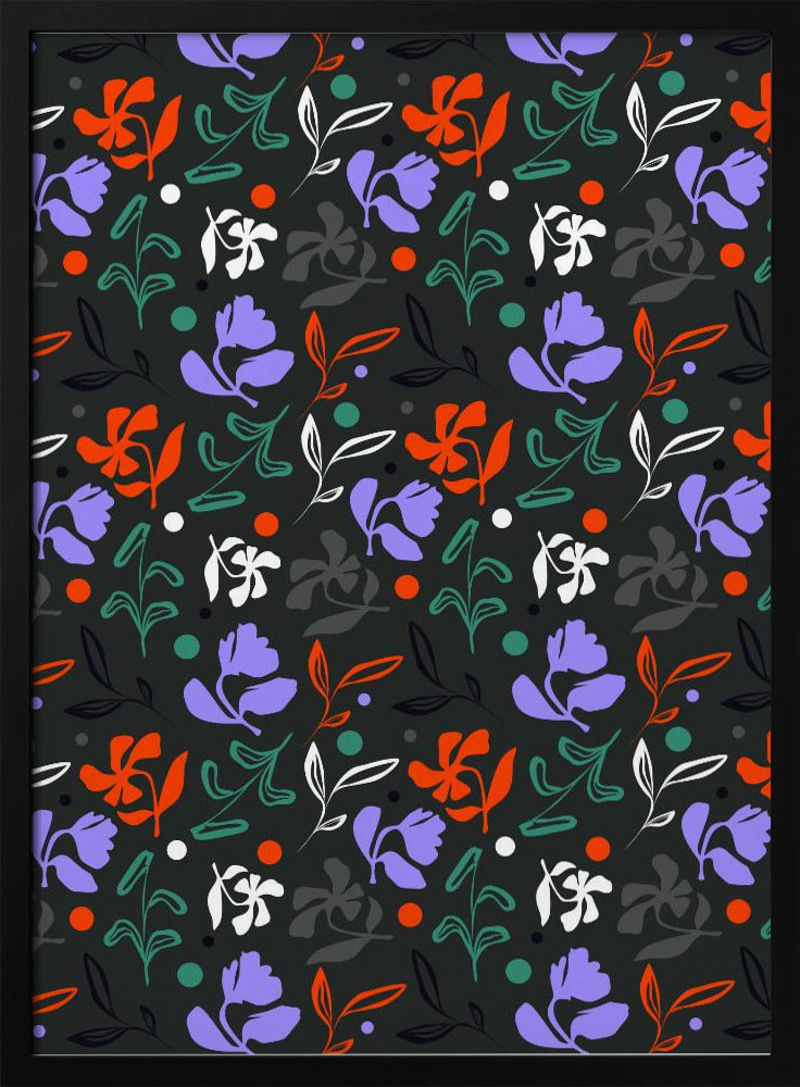 Twilight Flora - Stretched Canvas, Poster or Fine Art Print I Heart Wall Art