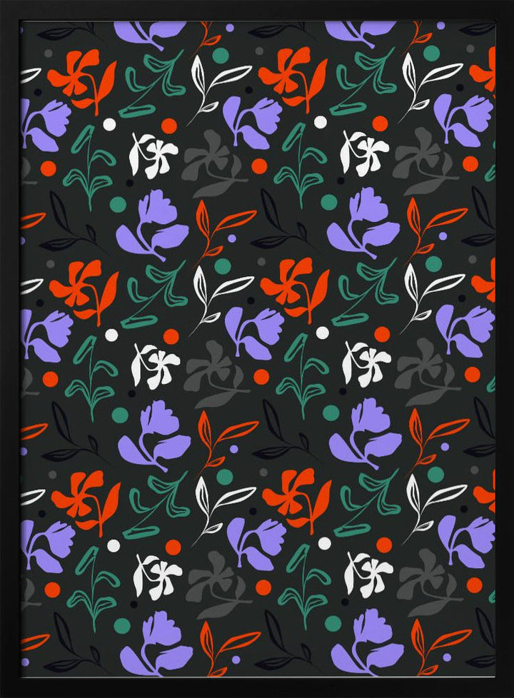 Twilight Flora - Stretched Canvas, Poster or Fine Art Print I Heart Wall Art