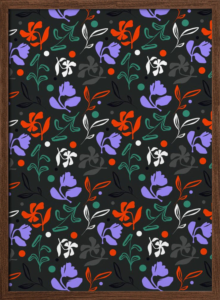 Twilight Flora - Stretched Canvas, Poster or Fine Art Print I Heart Wall Art