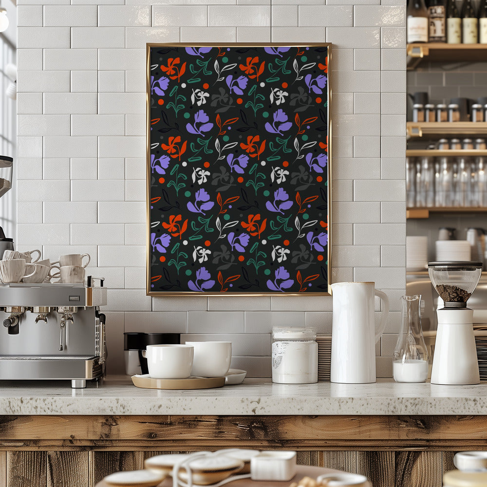 Twilight Flora - Stretched Canvas, Poster or Fine Art Print I Heart Wall Art