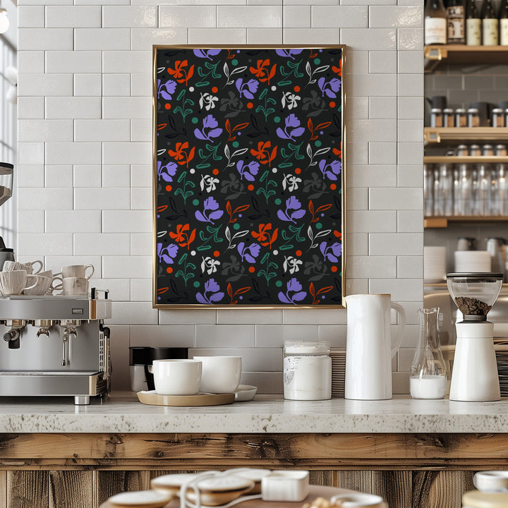 Twilight Flora - Stretched Canvas, Poster or Fine Art Print I Heart Wall Art