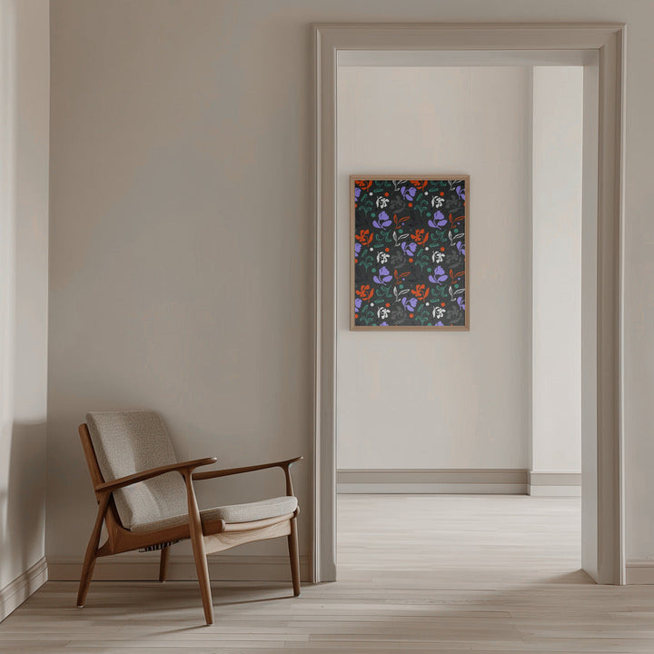 Twilight Flora - Stretched Canvas, Poster or Fine Art Print I Heart Wall Art
