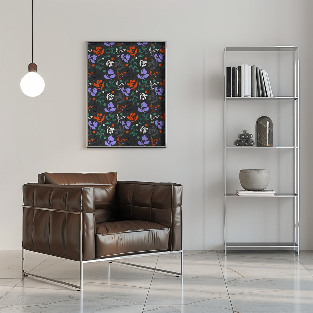Twilight Flora - Stretched Canvas, Poster or Fine Art Print I Heart Wall Art