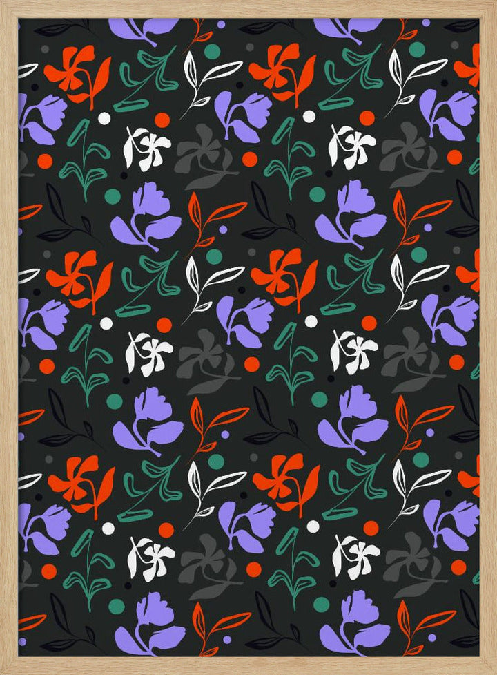 Twilight Flora - Stretched Canvas, Poster or Fine Art Print I Heart Wall Art
