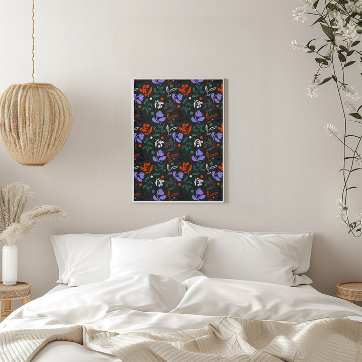 Twilight Flora - Stretched Canvas, Poster or Fine Art Print I Heart Wall Art