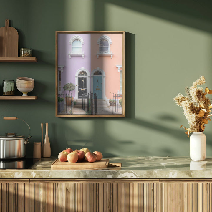 Twin Doors of London - Stretched Canvas, Poster or Fine Art Print I Heart Wall Art