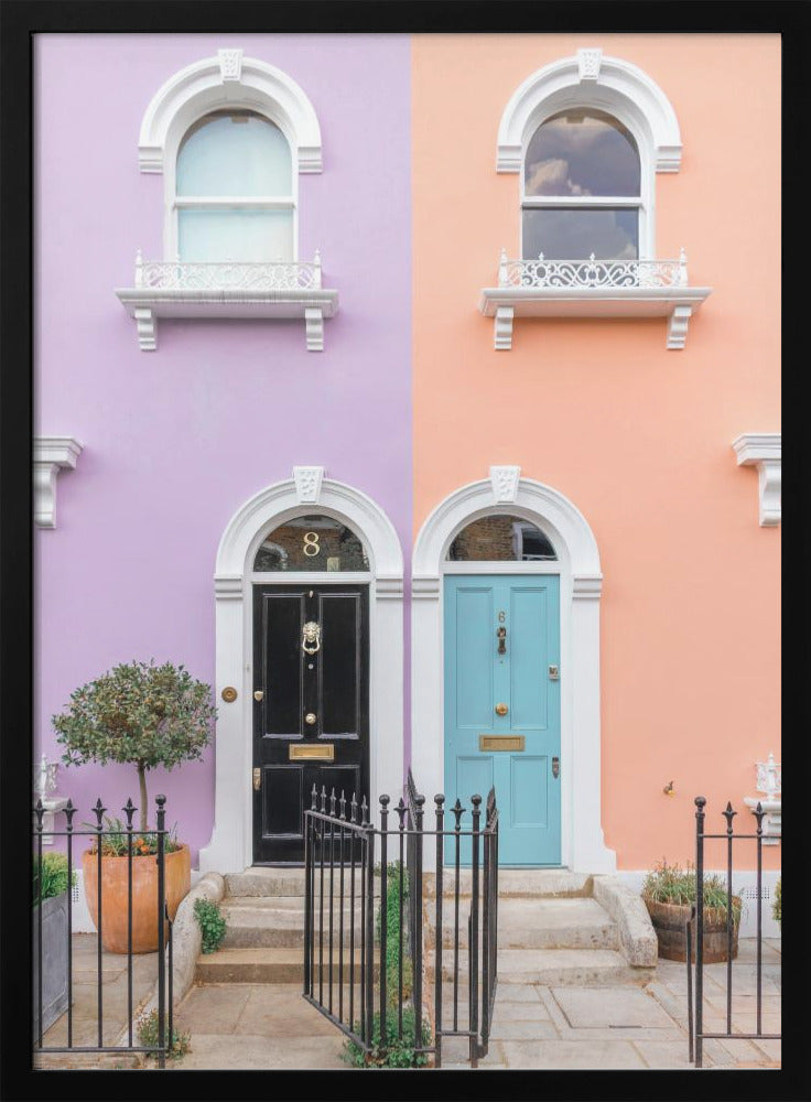 Twin Doors of London - Stretched Canvas, Poster or Fine Art Print I Heart Wall Art