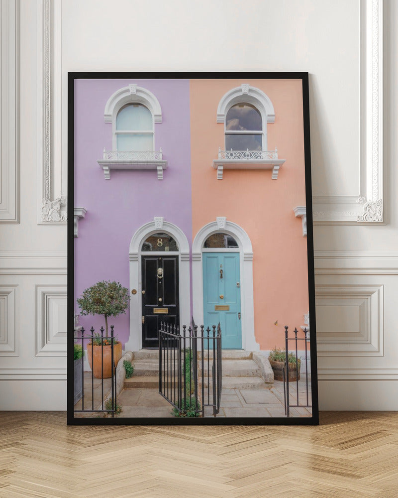 Twin Doors of London - Stretched Canvas, Poster or Fine Art Print I Heart Wall Art
