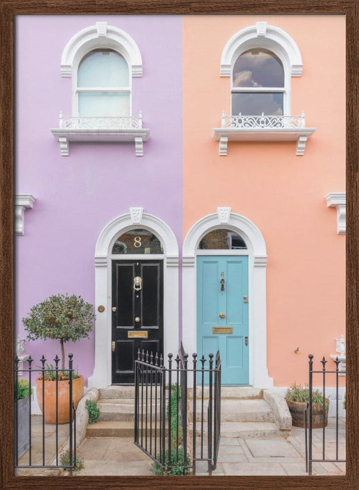 Twin Doors of London - Stretched Canvas, Poster or Fine Art Print I Heart Wall Art