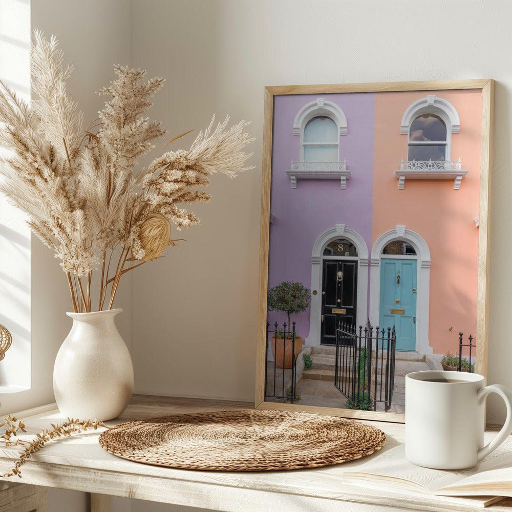 Twin Doors of London - Stretched Canvas, Poster or Fine Art Print I Heart Wall Art