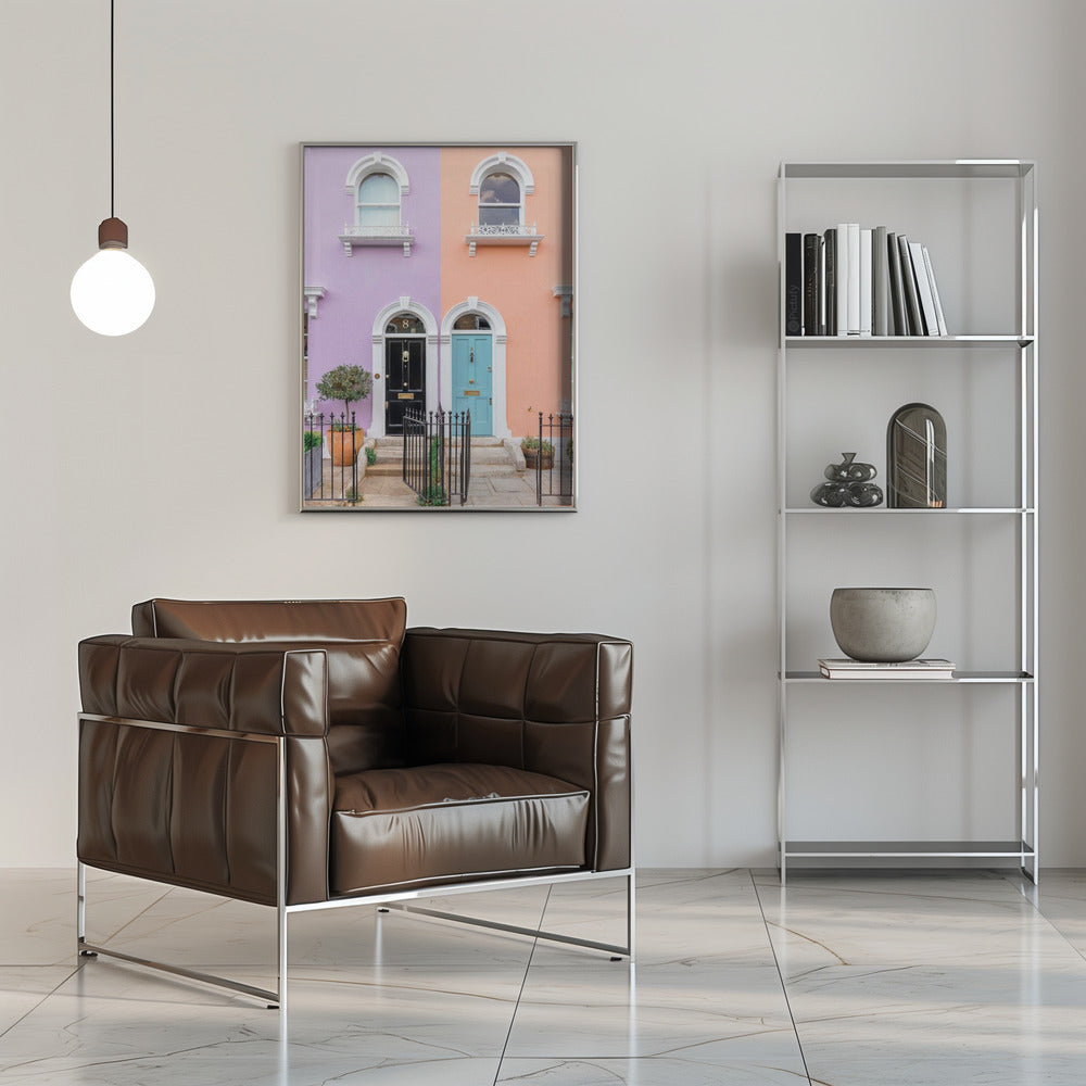 Twin Doors of London - Stretched Canvas, Poster or Fine Art Print I Heart Wall Art