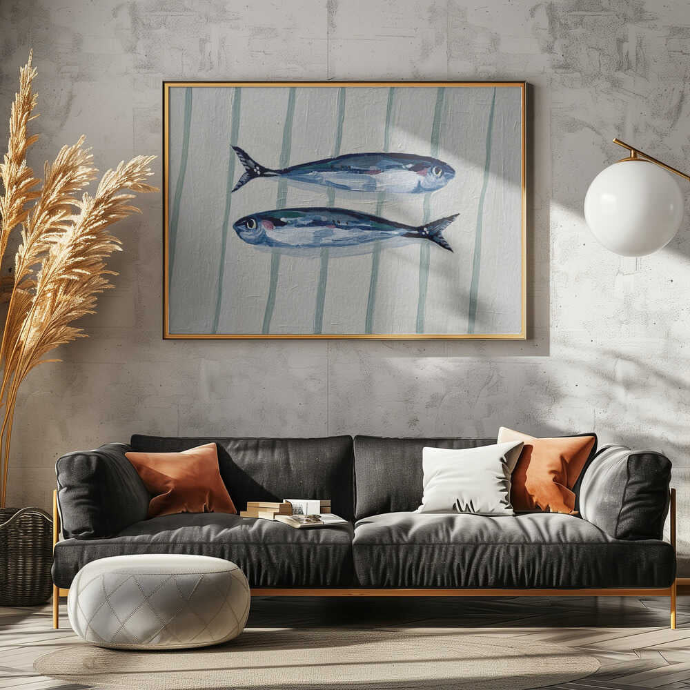 Two If By Sea - Stretched Canvas, Poster or Fine Art Print - I Heart Wall Art - Poster Print, Canvas Print or Framed Art Print