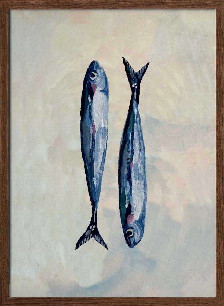 Two&039;s A Catch - Stretched Canvas, Poster or Fine Art Print - I Heart Wall Art - Poster Print, Canvas Print or Framed Art Print