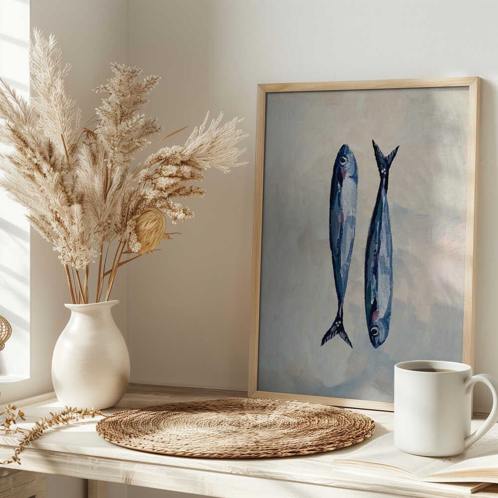 Two&amp;039;s A Catch - Stretched Canvas, Poster or Fine Art Print - I Heart Wall Art - Poster Print, Canvas Print or Framed Art Print