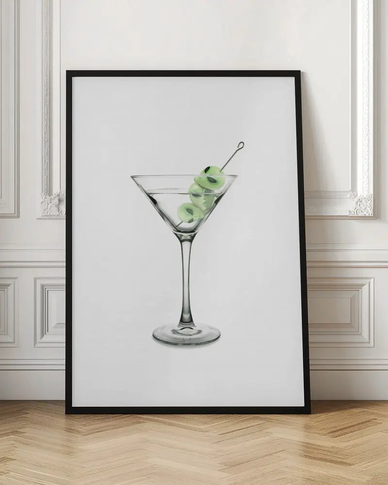 UFO Martini - Stretched Canvas, Poster or Fine Art Print I Heart Wall Art