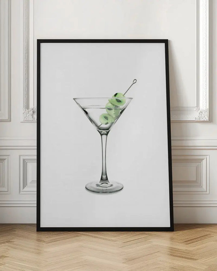 UFO Martini - Stretched Canvas, Poster or Fine Art Print I Heart Wall Art