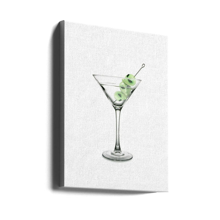 UFO Martini - Stretched Canvas, Poster or Fine Art Print I Heart Wall Art