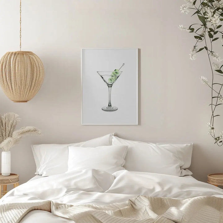 UFO Martini - Stretched Canvas, Poster or Fine Art Print I Heart Wall Art