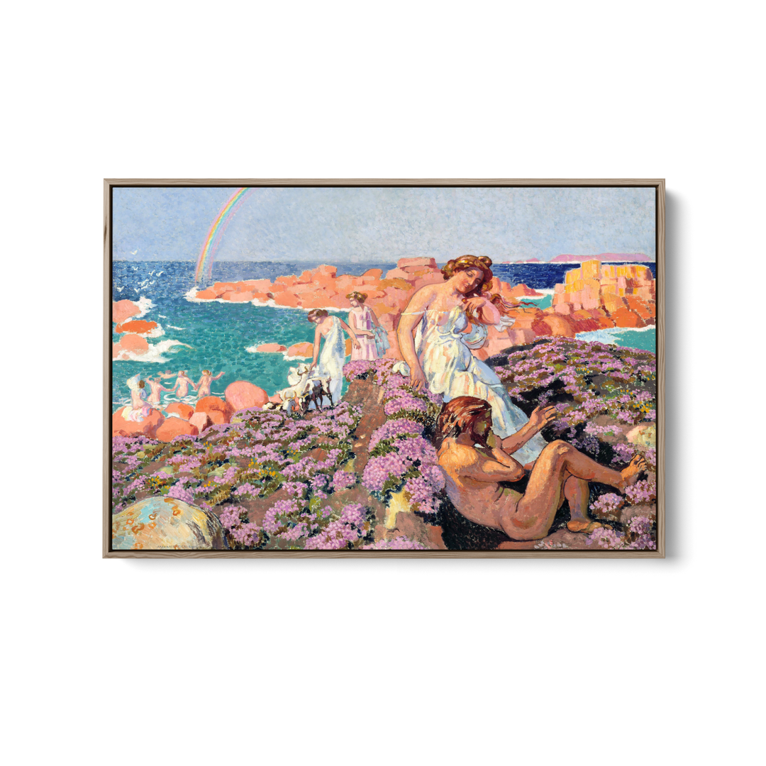 Ulysses with Calypso (1905) by Maurice Denis - Fine Art or Canvas Print - I Heart Wall Art - Poster Print, Canvas Print or Framed Art Print