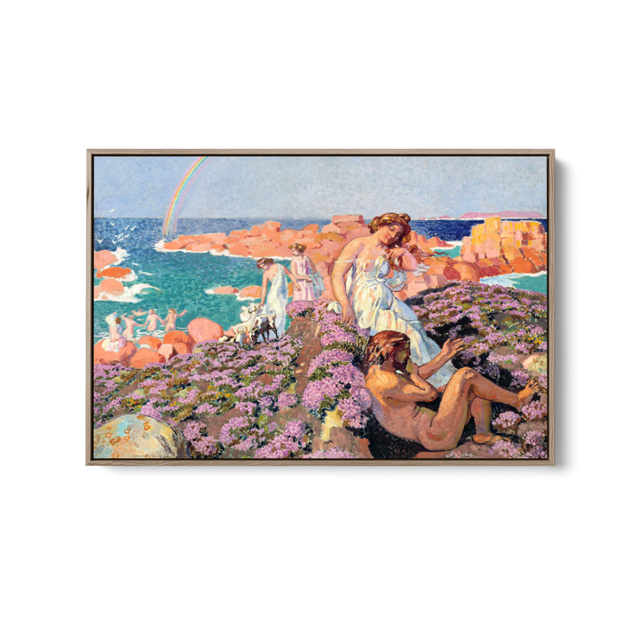 Ulysses with Calypso (1905) by Maurice Denis - Fine Art or Canvas Print - I Heart Wall Art - Poster Print, Canvas Print or Framed Art Print