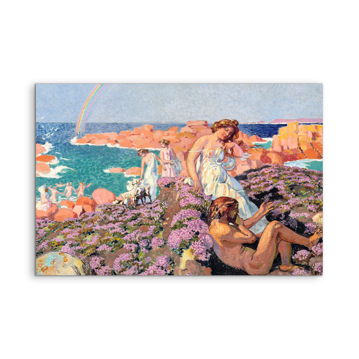 Ulysses with Calypso (1905) by Maurice Denis - Fine Art or Canvas Print - I Heart Wall Art - Poster Print, Canvas Print or Framed Art Print