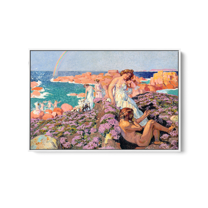 Ulysses with Calypso (1905) by Maurice Denis - Fine Art or Canvas Print - I Heart Wall Art - Poster Print, Canvas Print or Framed Art Print
