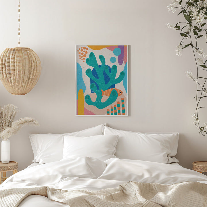 Underwater Scene - Stretched Canvas, Poster or Fine Art Print I Heart Wall Art